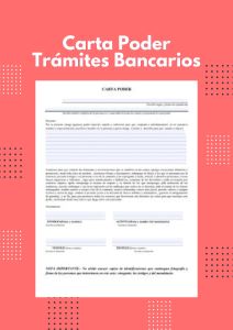 carta poder tramites bancarios